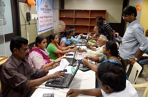 வருமான வரி கணக்கு தாக்கல் 5% அதிகரிப்பு