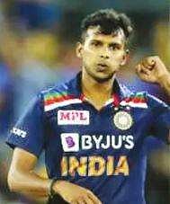 இந்திய டெஸ்ட் அணியில் தமிழக வீரா் டி.நடராஜன்