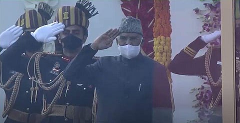 தில்லியில் இன்று தேசியக் கொடி ஏற்றினார் குடியரசுத் தலைவர் ராம்நாத் கோவிந்த்