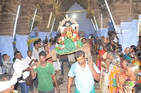 நெல்லையப்பர் கோவிலில் தைப்பூசத் திருவிழா திருநடனக் காட்சி