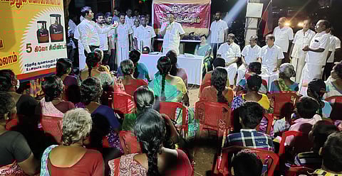 விக்கிரமசிங்கபுரத்தில் திமுக மக்கள் சபைக் கூட்டம்