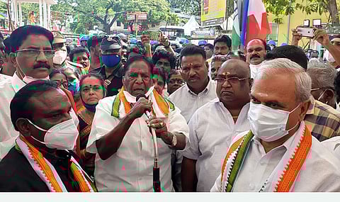 புதுவை ஆளுநா் கிரண் பேடி வெளியேறும் வரை போராட்டம் ஓயாது: முதல்வா் வே.நாராயணசாமி