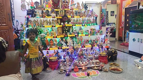 தஞ்சை, டாக்டர் வசந்தி வீட்டு நவராத்திரி கொலு
