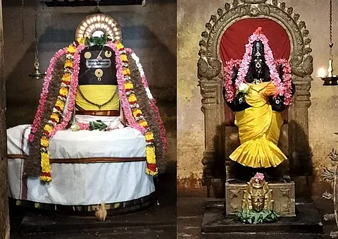இறைவன்: தஞ்சபுரீஸ்வரர் - இறைவி: ஆனந்தவல்லி அம்மன்