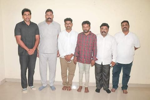 இரிடியம் மோசடியில் ஈடுபட்ட வழக்கில் கைதான 6 பேர்.