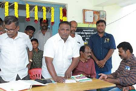 சமூகரெங்கபுரம் ஊராட்சி மன்ற தலைவராக பதவியேற்ற ஏ.அந்தோணி அருள்.