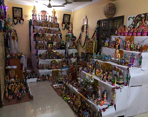 ஆழ்வார்திருநகர், கோமல் பத்மநாபன் வீட்டு நவராத்திரி கொலு