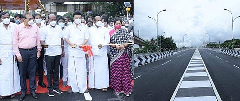 கோயம்பேடு மேம்பாலத்தைத் திறந்து வைக்கும் முதல்வர்