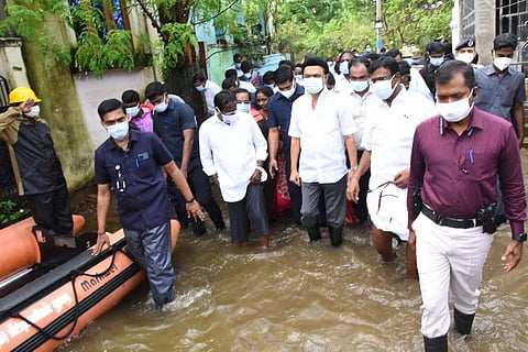 ஆவடி, பூந்தமல்லியில் மழைவெள்ளம் சூழ்ந்த பகுதிகளில் முதல்வர் நேரில் ஆய்வு