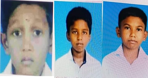 உயிரிழந்த மாணவர்கள் சுதிஷ், அன்பழகன், விஷ்வ பிரகாஷ்