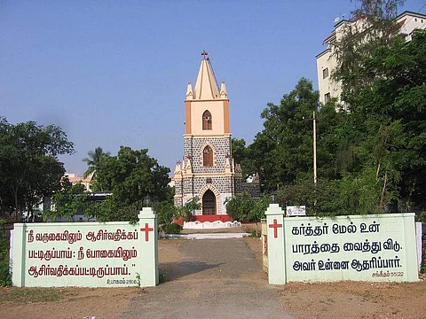 திருப்பூர் சபாபதிபுரத்தில் இருந்த டிஇஎல்சி அருள்நாதர் ஆலயம்