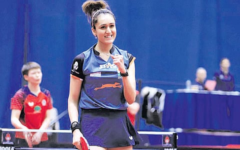 டேபிள் டென்னிஸ்: மணிகா முன்னேற்றம்