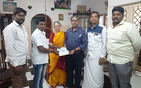 ராமஜென்மபூமி கோயில் பணிக்கு சோளிங்கரில் நிதி சேகரிப்பு