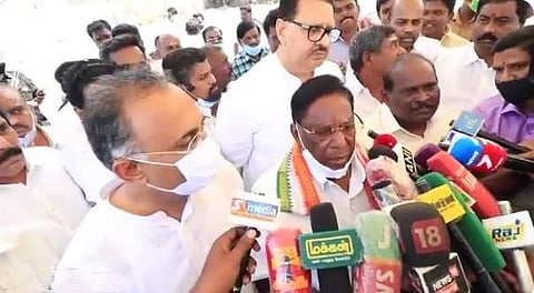 புதுச்சேரி மக்கள் தண்டனை கொடுப்பார்கள்: நாராயணசாமி