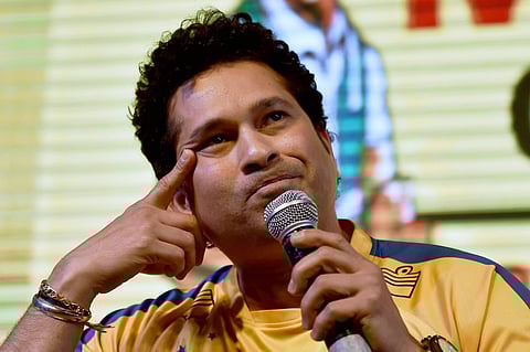 கிரிக்கெட் வீரர் சச்சின் டெண்டுல்கர்