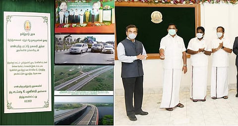 நெமிலிச்சேரி - மீஞ்சூர் வரையிலான 6 வழித்தட சாலை: பழனிசாமி திறந்துவைத்தார்