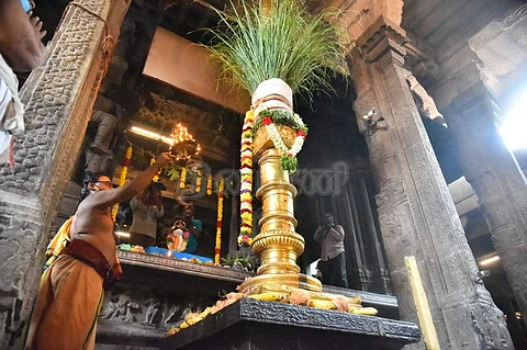 நெல்லையப்பர் கோயிலில் பங்குனி உத்திர திருவிழா கொடியேற்றம்