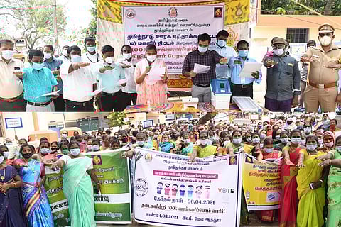 ஆத்தூரில் வாக்காளா் விழிப்புணா்வு முகாம்