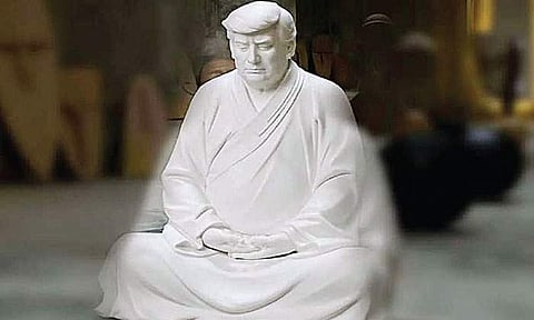 டிரம்ப்  புத்தர்!