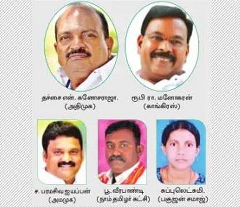 இருமுனைப் போட்டியை எதிா்கொள்ளும் நான்குனேரி தொகுதி