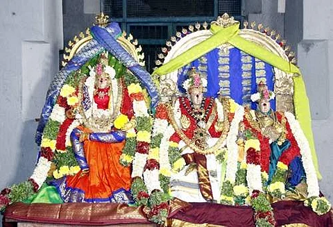 ராமநாதசுவாமி,பர்வதவர்த்தினி அம்பாள் மற்றும் பூதேவி
