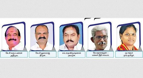 அதிமுகவின் கோட்டையைத் தகா்க்கப் போராடும் திமுக!