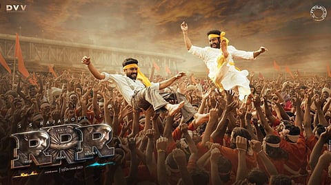 ஆர்ஆர்ஆர் படத்தின் புதிய போஸ்டர் வெளியீடு!