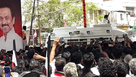 வேதாரண்யத்தில் பிரசாரம் செய்த மு.க. ஸ்டாலின்.