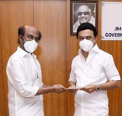 ரஜினிகாந்த் - மு.க.ஸ்டாலின்