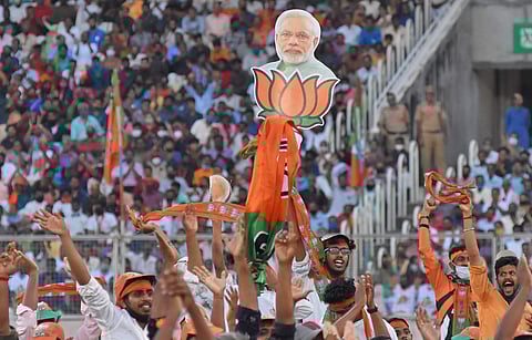 அசாமில் மதியம் 4 மணி நிலவரப்படி 77 தொகுதிகளில் பாஜக முன்னிலை