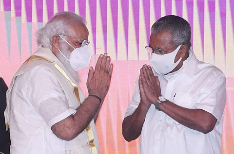 கேரள முதல்வராக பதவியேற்ற பினராயிக்கு பிரதமர் வாழ்த்து