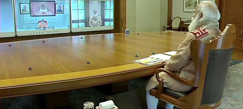 அயோத்தி வளர்ச்சித் திட்டங்கள்: பிரதமருடன் யோகி ஆதித்யநாத் ஆலோசனை