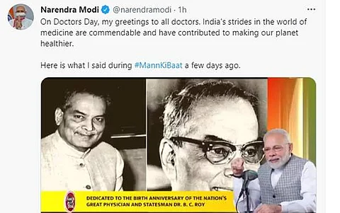 மருத்துவ உலகில் இந்தியாவின் முன்னேற்றங்கள் பாராட்டத்தக்கவை: மருத்துவர்களுக்கு மோடி வாழ்த்து