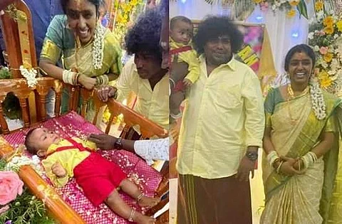 யோகி பாபு மகனின் பெயர் என்ன தெரியுமா ? - புகைப்படங்கள் பகிர்ந்த பிரபல இயக்குநர்