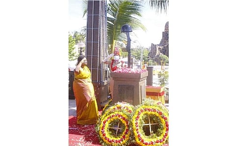 புதுச்சேரி துணைநிலை ஆளுநர் தமிழிசை சௌந்தரராஜன்.