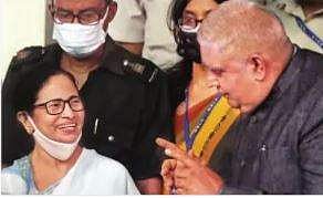 மேற்கு வங்க பேரவையில் பாஜக எம்எல்ஏக்கள் அமளி: உரையை பாதியில் முடித்துக் கொண்ட ஆளுநா்