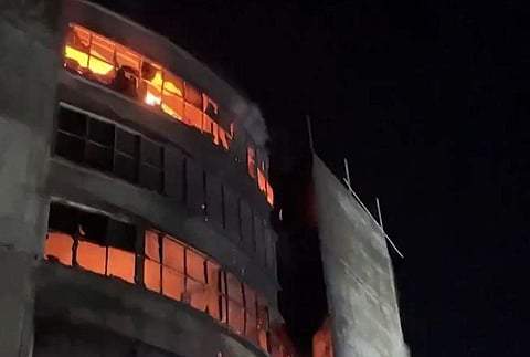 வங்கதேச தொழிற்சாலையில் தீ விபத்து