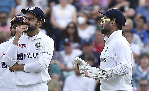 கோலியை ரிவியூ எடுக்கச் சொல்லி கெஞ்சிய பந்த்: பலன் கிடைத்ததா? (விடியோ)