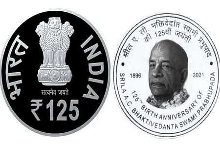 இஸ்கான் நிறுவனா் நினைவு நாணயம்: பிரதமா் இன்று வெளியீடு