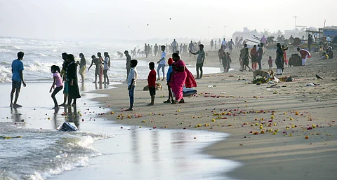 பெசன்ட் நகர் கடற்கரை(கோப்புப்படம்)