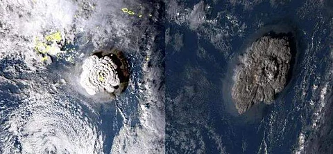 டோங்கோ எரிமலை வெடிப்பு