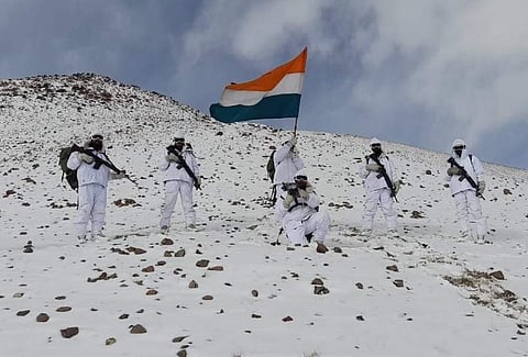 இந்தோ-திபெத் எல்லையில் குடியரசு நாள் கொண்டாட்டம்