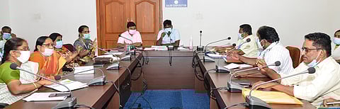 நகா்ப்புற உள்ளாட்சித் தோ்தல்: ஆலோசனைக் கூட்டம்