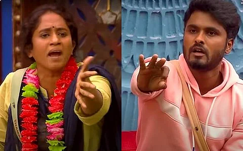 பிக்பாஸில் அமீர், தாமரையிடையே வலுக்கும் சண்டை - ''என்னை கேட்க உனக்கு உரிமையில்லை''