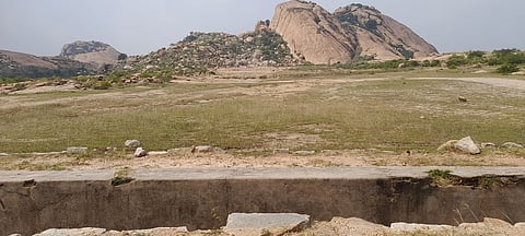 புதுக்கோட்டை பசுமலைப்பட்டியில் உள்ள துப்பாக்கிச் சுடும் பயிற்சித் தளம்.