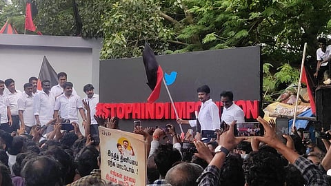 இந்தியை திணிக்க முயன்றால் தில்லியில் போராட்டம்: உதயநிதி ஸ்டாலின் பேச்சு