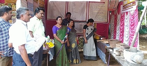 விவசாயிகளுக்கு பாரம்பரிய பயிா் சாகுபடி பயிற்சி