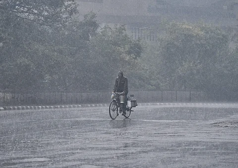 heavy rain