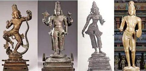 சென்னையில் பழங்கால சிலைகளை விற்க முயன்றவர் கைது!