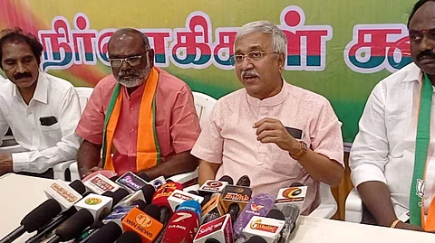 டிபிஐ வளாகத்தில் அன்பழகனுக்கு சிலை அமைக்க பாஜக கடும் எதிர்ப்பு!